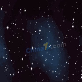 创意蓝色夜空背景矢量